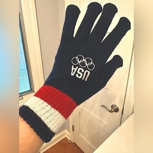 Team Apparel USA Olympic Knit Gloves